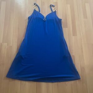 Gorgeous Royal Blue Dress with Chain Straps